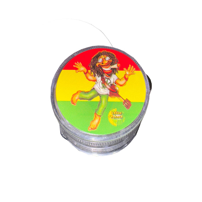 Plastic Grinder Rasta Design 3 Piece