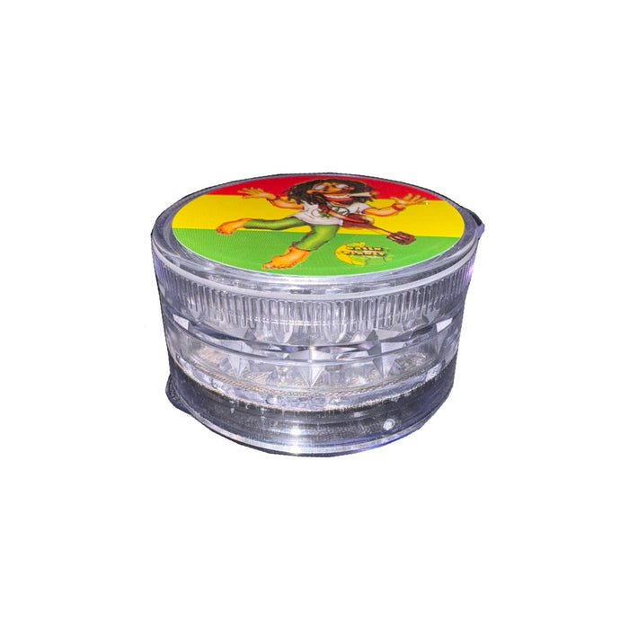 Plastic Grinder Rasta Design 3 Piece