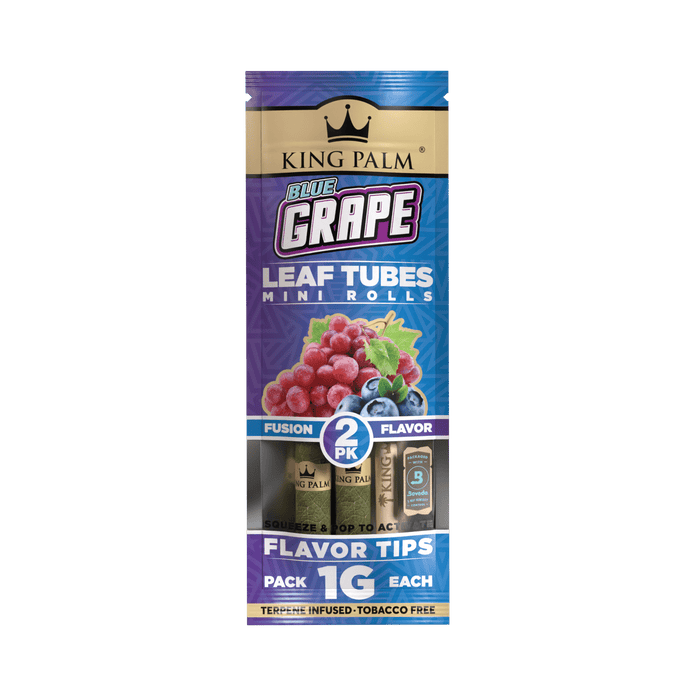 King Palm Mini Rolls 2ct - Blue Grape