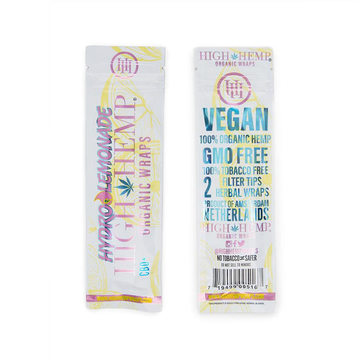 High Hemp Organic Wraps - Hydro Lemonade