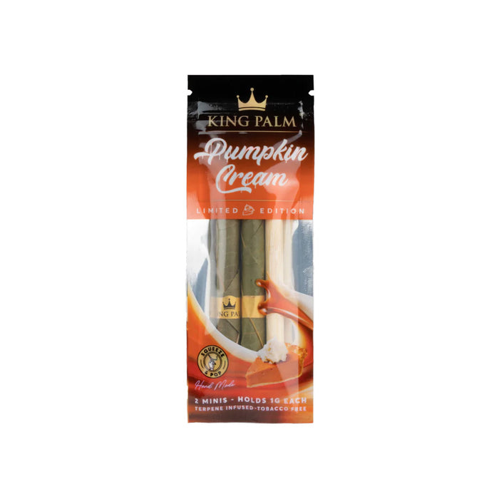 King Palm Mini Rolls 2ct - Pumpkin Cream